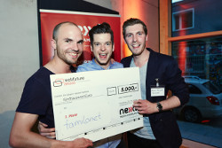 Die Familonet-Gründer beim Webfuture Award 2014 by Jim Gramming/ nextMedia.Hamburg