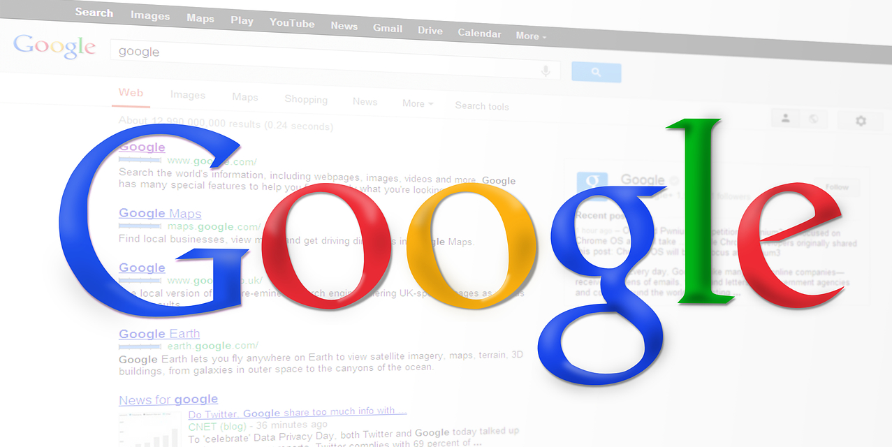 Google (image by Simon [CC0] via pixabay)