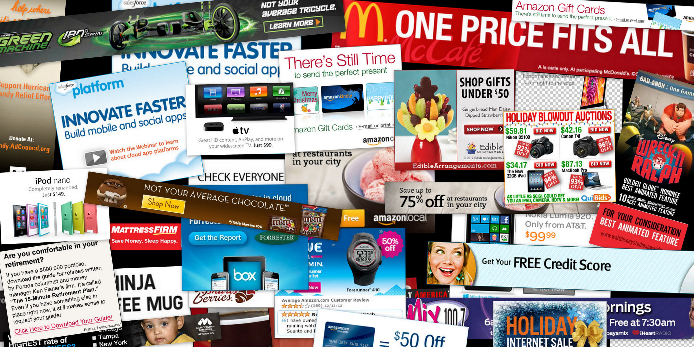 Half an hour of web ads (adapted) (Image by Daniel Oines [CC BY 2.0] via Flickr)
