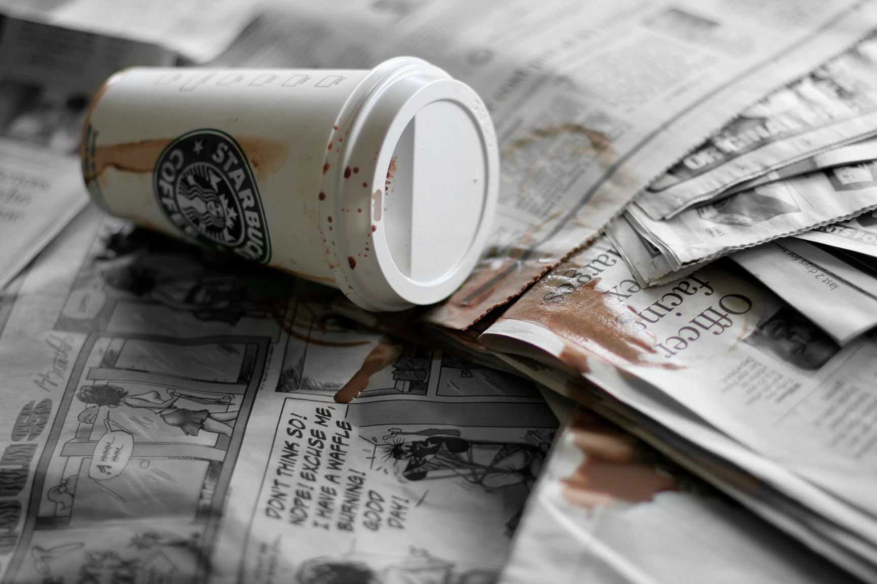 starbucks spill (adapted) (Image by Eric [CC BY 2.0] via Flickr)