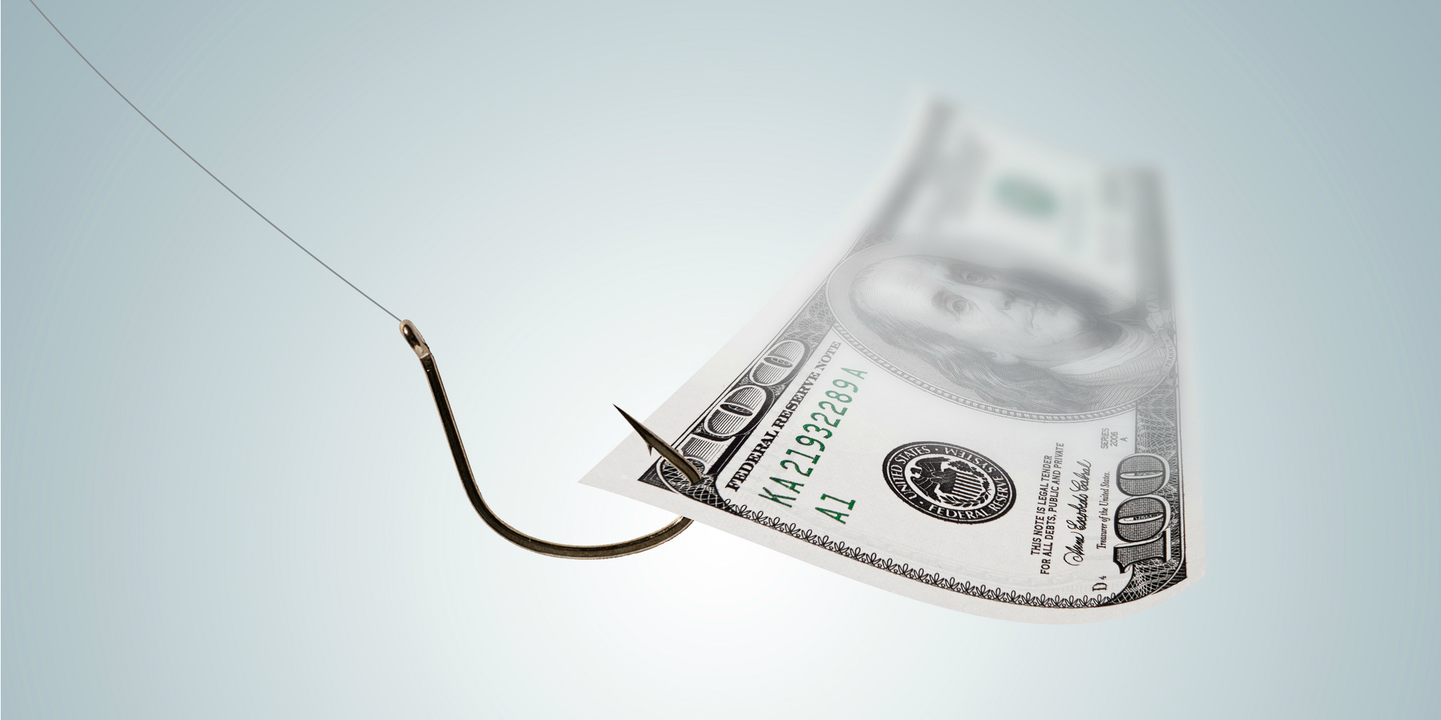 Money on a Hook (adapted) (Image by Tax Credits [CC BY 2.0] via flickr)