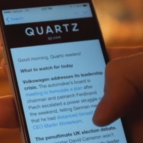 Quartz Screenshot (Image: Quartz)