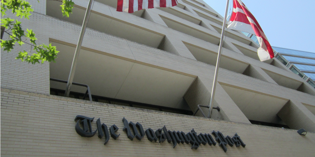 Washington, DC, June 2011 The Washington Post (adapted) (Image by Daniel X. O'Neil [CC BY 2.0] via flickr)