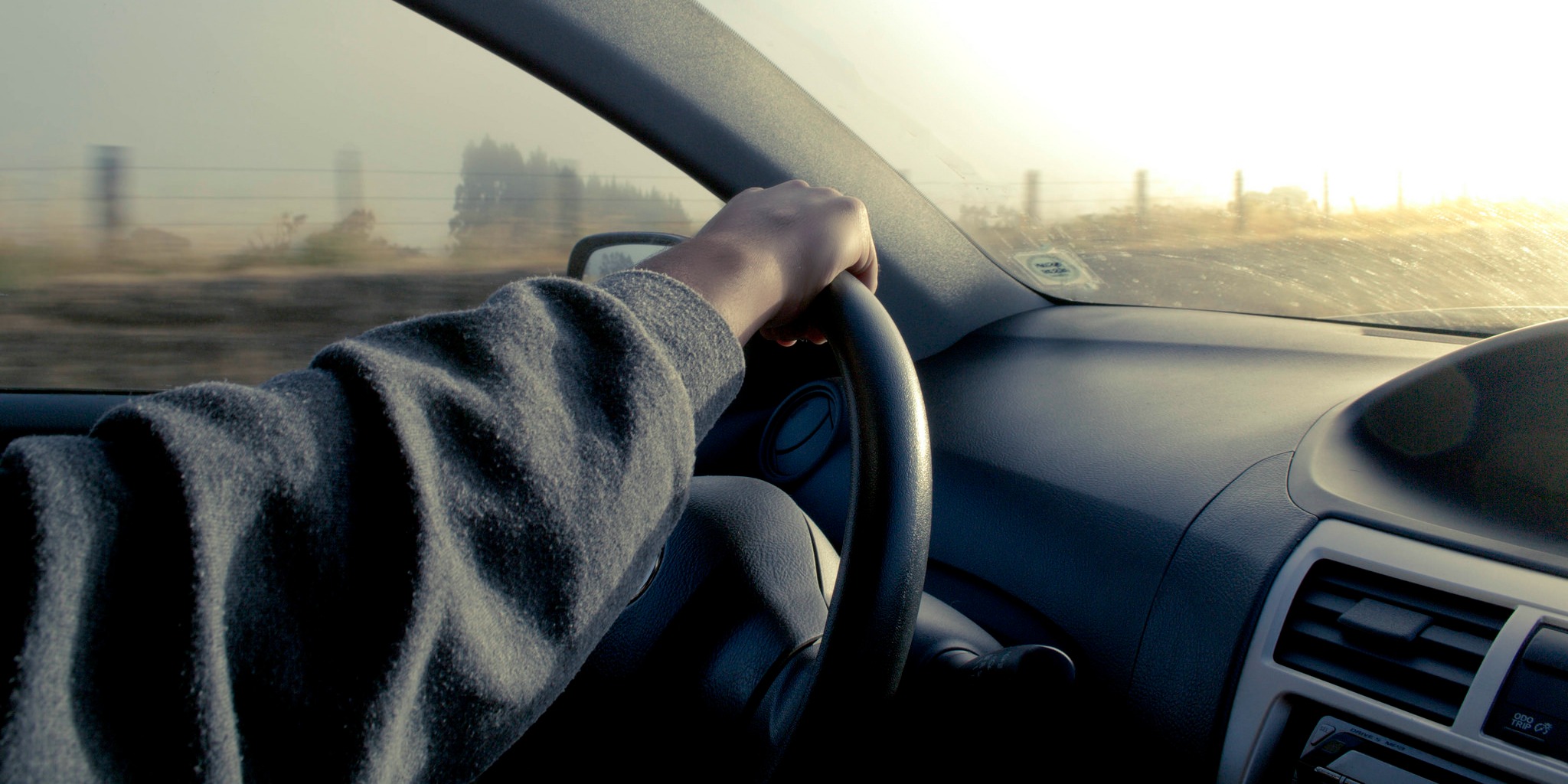 DRIVING IN THE MORNING (adapted) (Image by Eliecer Gallegos [CC BY-SA 2.0] via flickr)