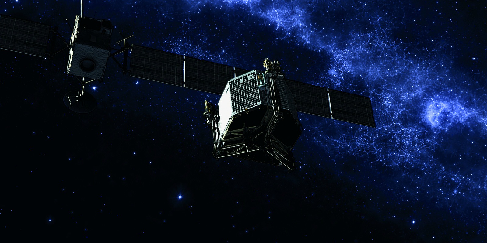 Comet landing Kometenlandung (adapted) (Image by DLR German Aerospace Center [CC BY 2.0] via flickr)