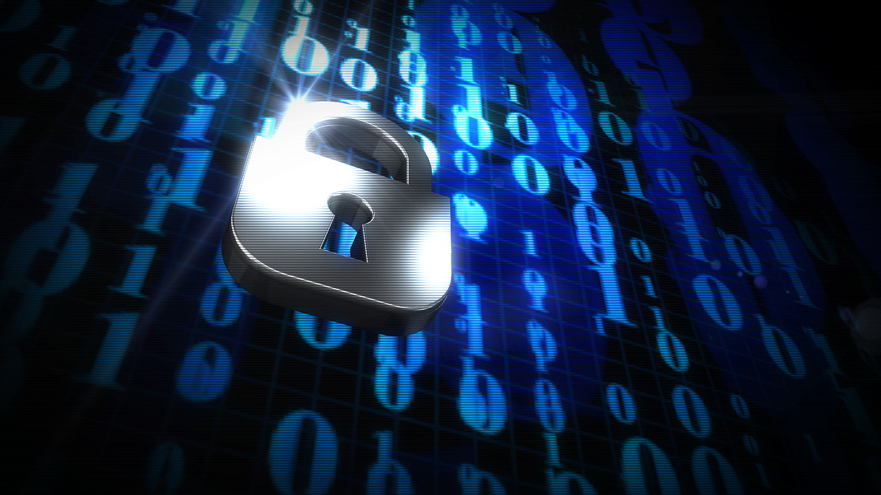 Dezimalsystem, Null, Eins, 0, 1, Schloss, Vorhängeschloss, Sicherheit, Datenschutz, Data