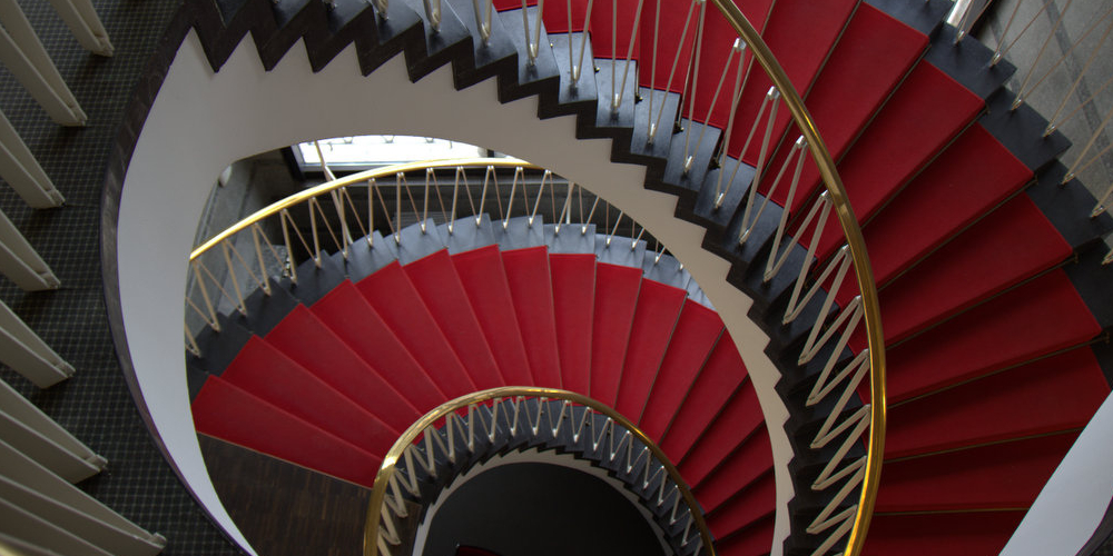 Wendeltreppe 1 (adapted) (Image by Sasan Seyfi [CC BY-SA 2.0] via Flickr)