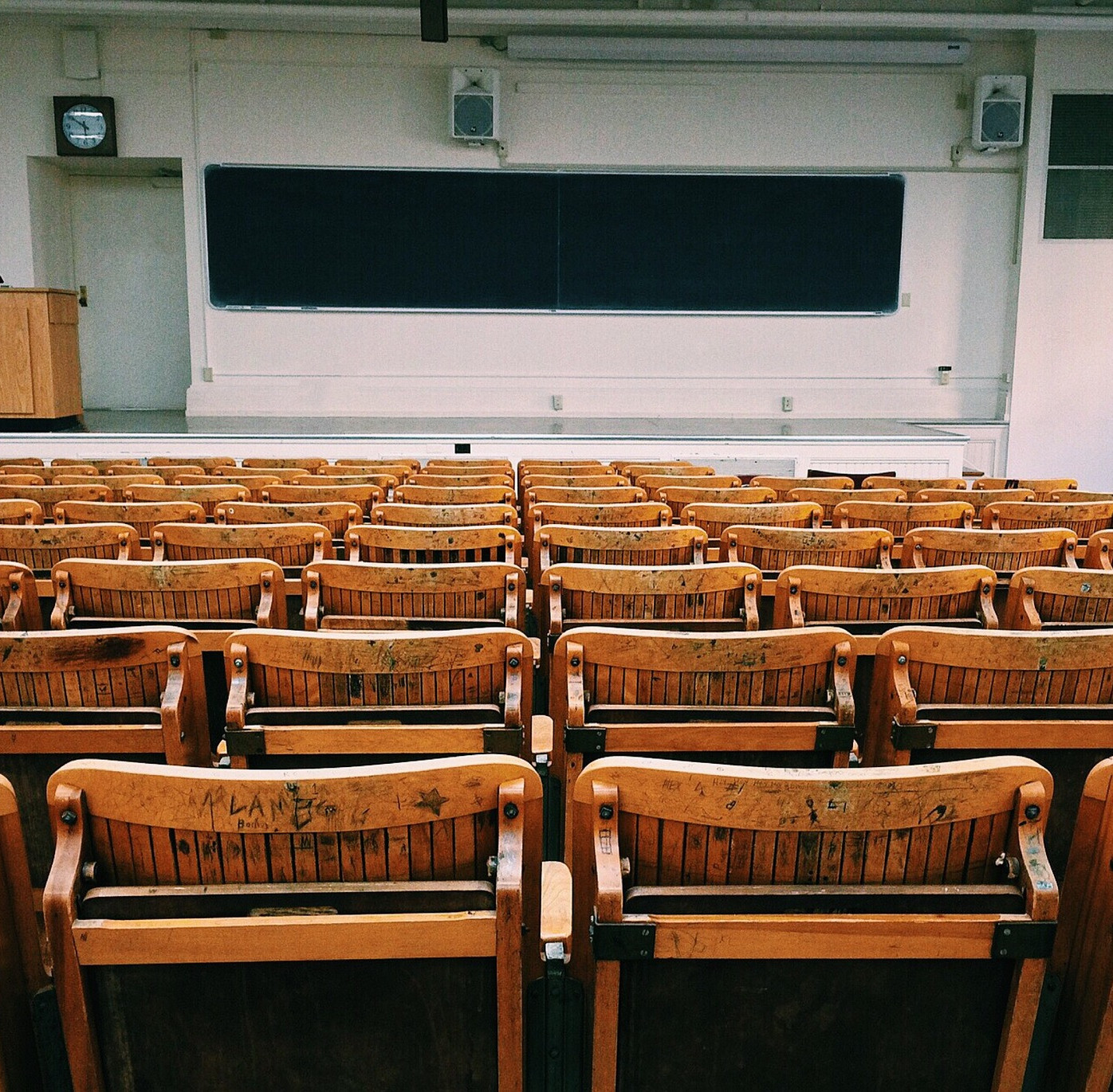Classroom (adapted) (Image by Wokandapix)(CC0 Public Domain) via Pixabay