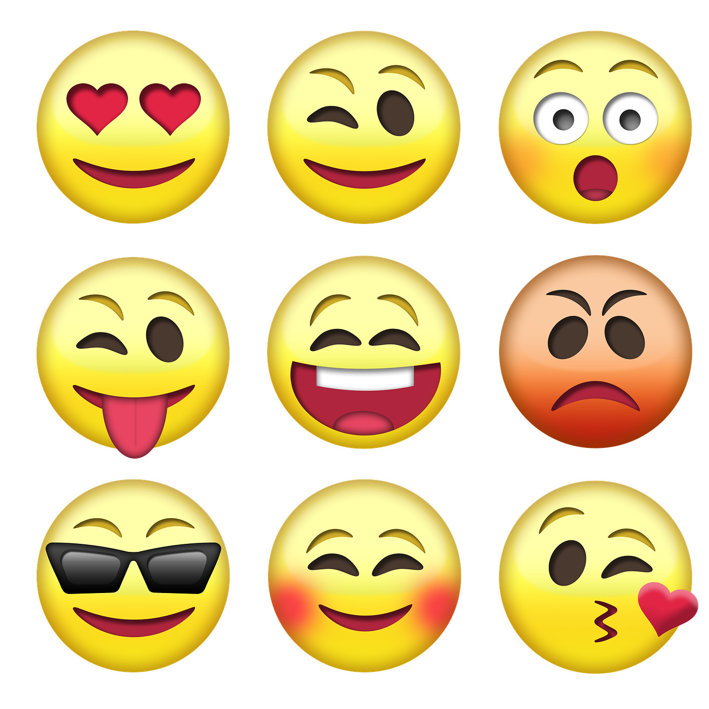 Emoji (adapted) (Image by TeroVesalainen [CC0 Public Domain] via pixabay