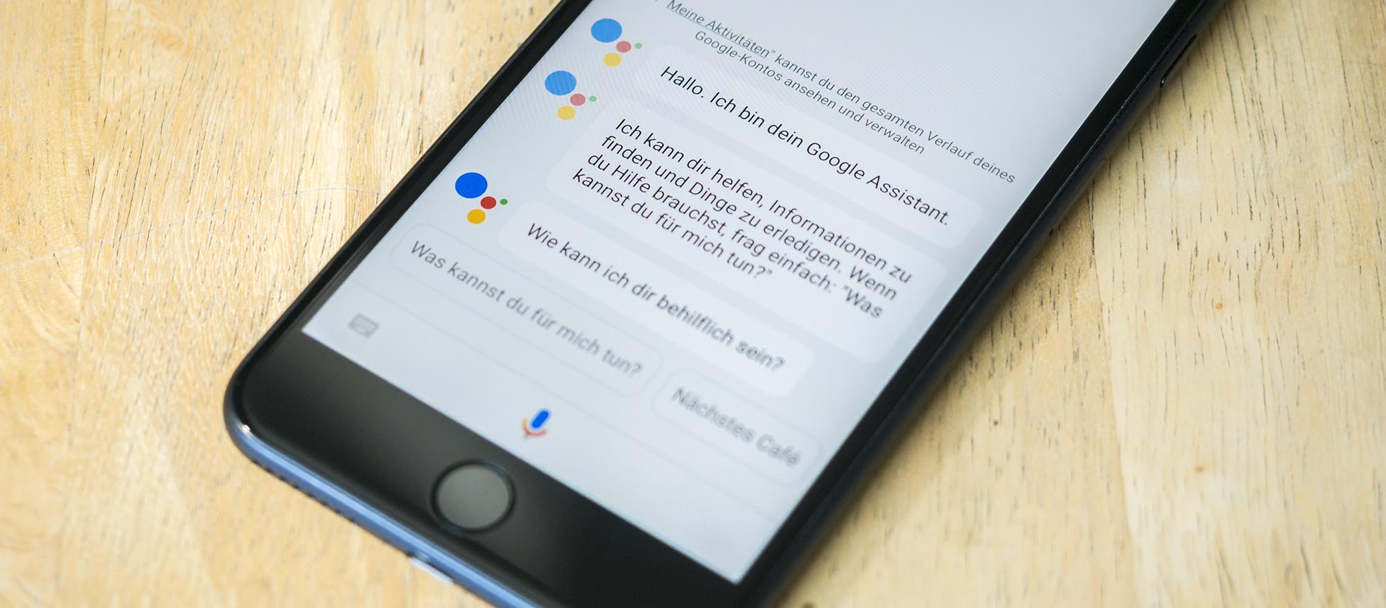 Google-Assistant-ios-iphone-7-Plus (Image by Berti Kolbow-Lehrardt)