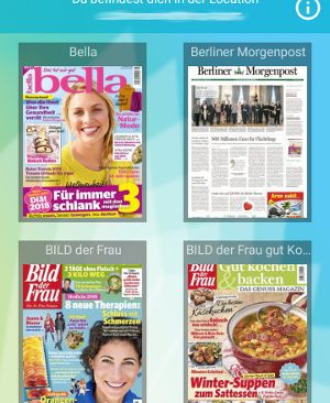 Sharemagazines Zeitschriftenauswahl (Screenshot by Jennifer Eilitz)