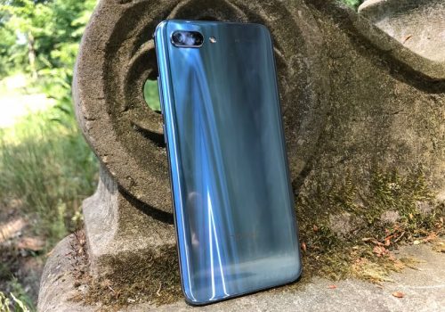 Reflektierende Rückseite des Honor 10