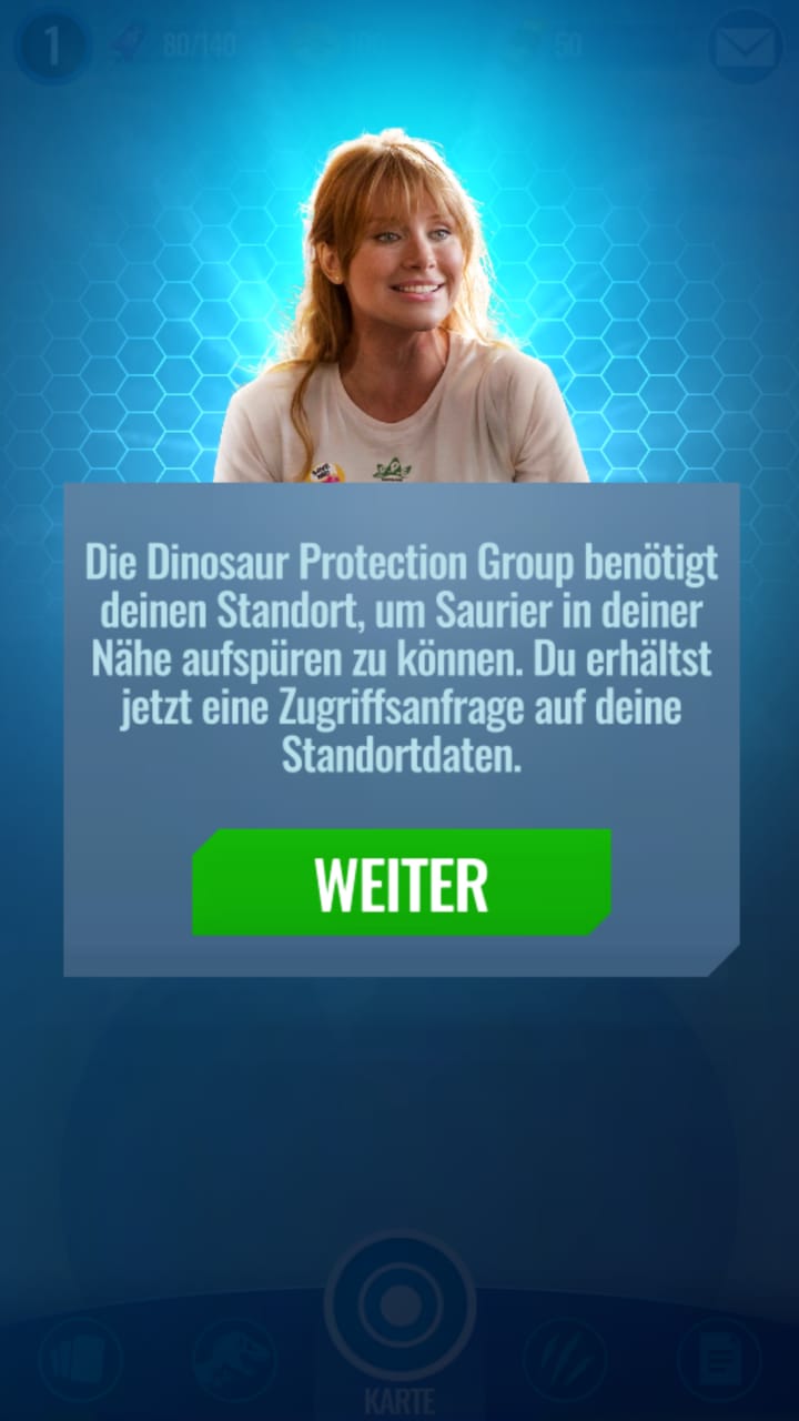 Jurassic World Alive (Screenshot by Lisa Kneidl)