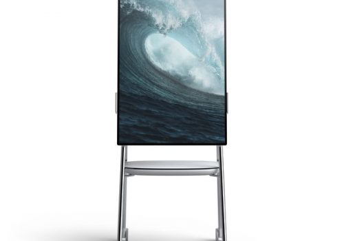 Surface Hub 2 Front_Stand_Portrait