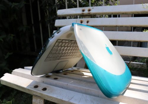 iBook G3 Clamshell geöffnet