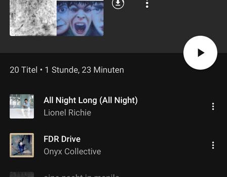 YouTube Music playlisten