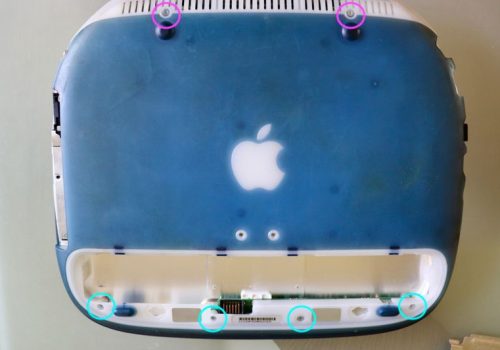 iBook Unterseite Torx-Schrauben