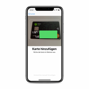 Apple Pay einrichten - Schritt 3
