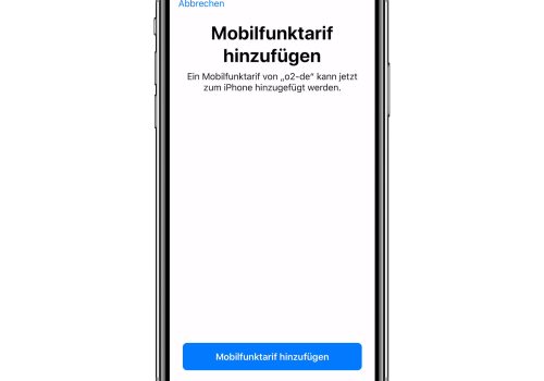 eSIM auf dem iPhone einrichten