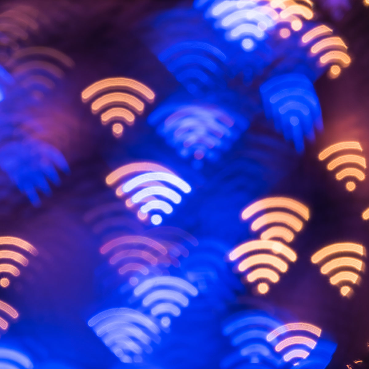 WiFi Lifi Licht Symbolbild