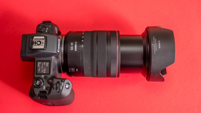 Canon EOS R im Test von oben