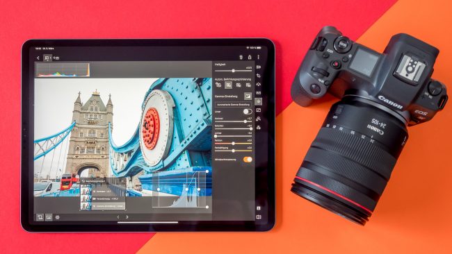 Canon EOS R DPP Express iPad Pro