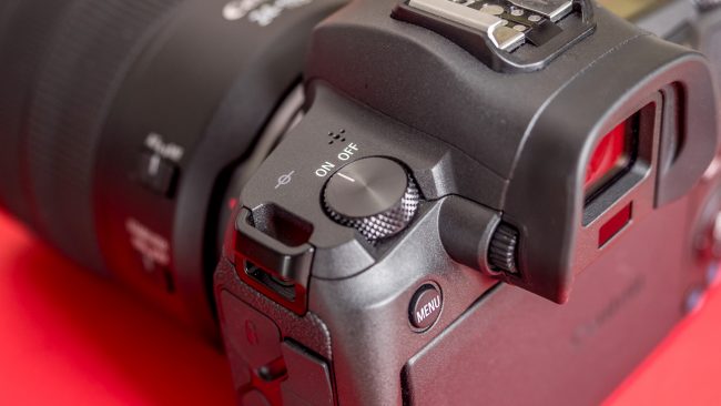 Canon EOS R An-/Aus-Schalter