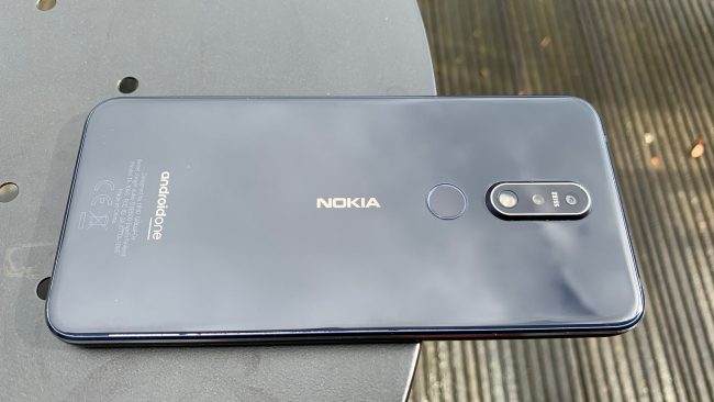 Nokia 7.1. Fingerabdrucksensor