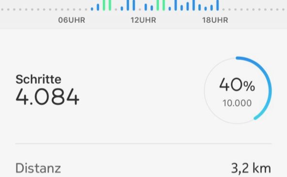 Withings Move Health App Schritte
