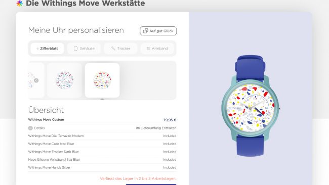 Withings Move Online-Werkstatt