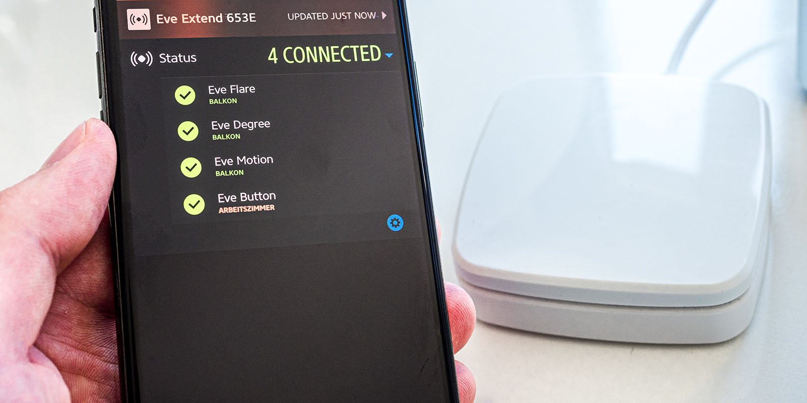 Eve Extend mit Eve App