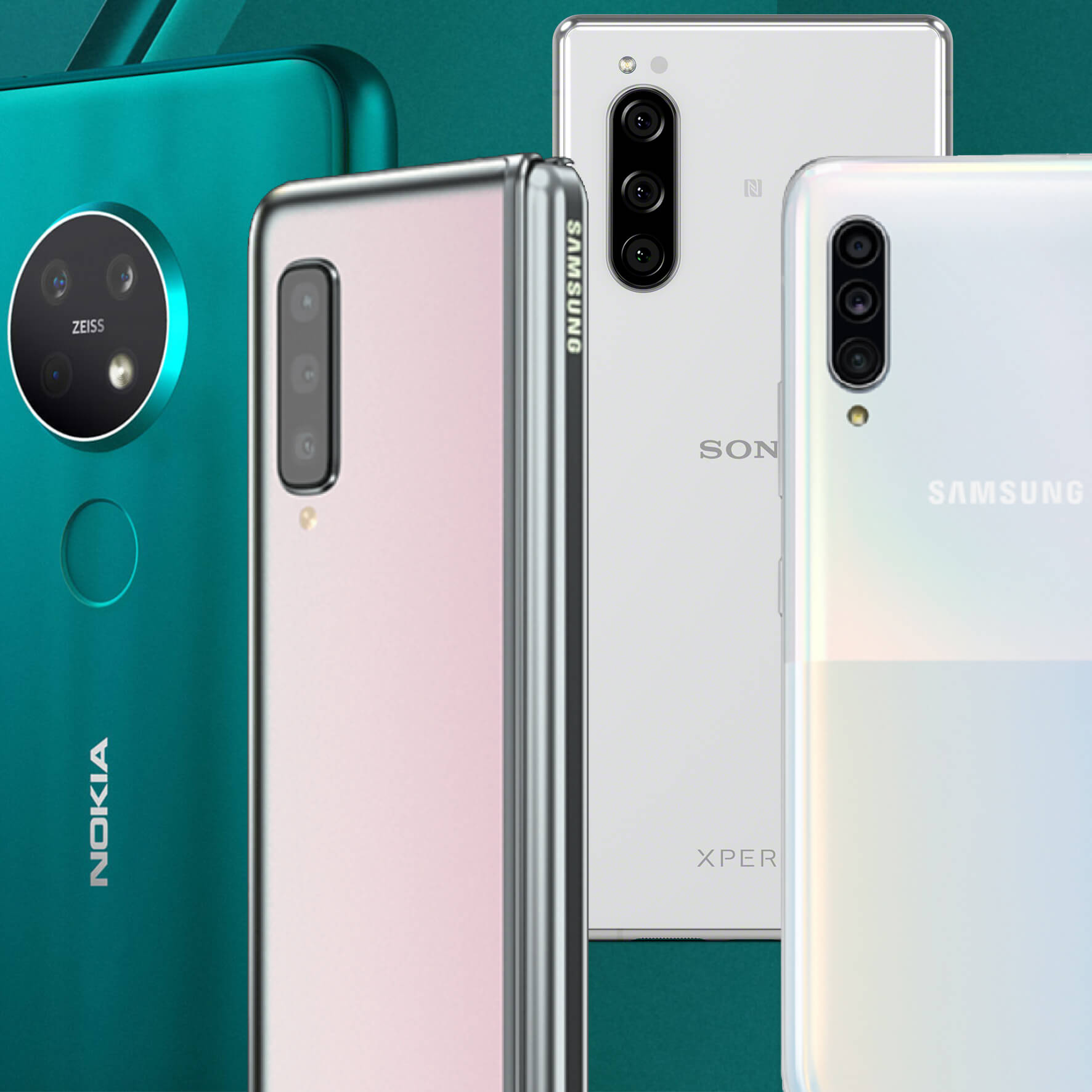 Die besten Smartphone-Neuvorstellungen der IFA 2019 - Image by Samsung, Sony, HMD Global