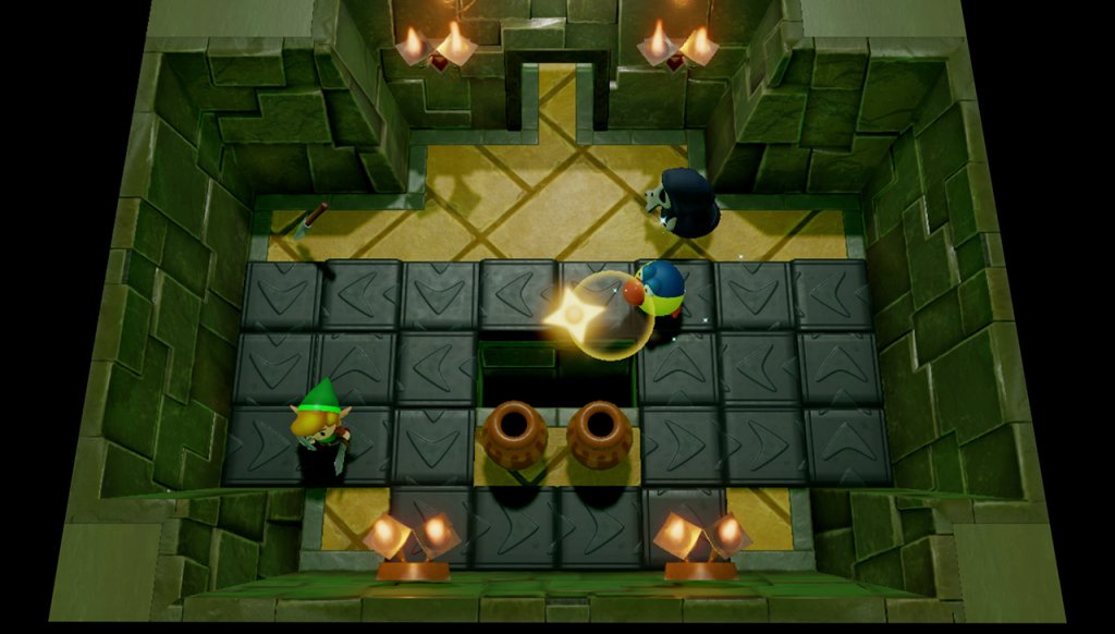 Dungeon-Kammer in Link's Awakening