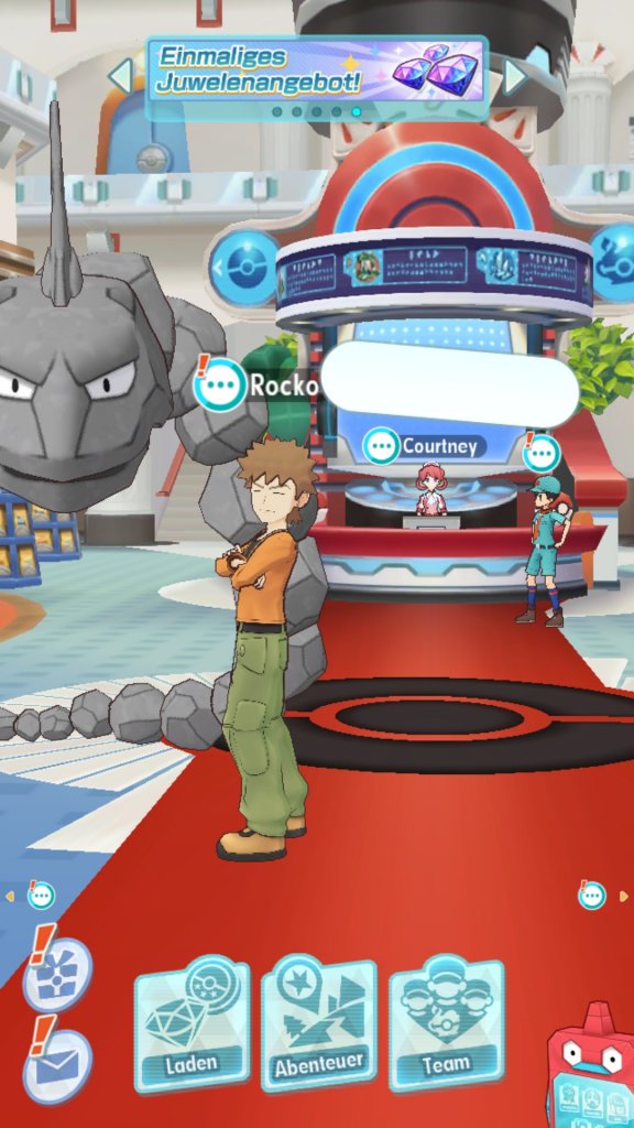 Das Poké-Center von Pokémon Masters.