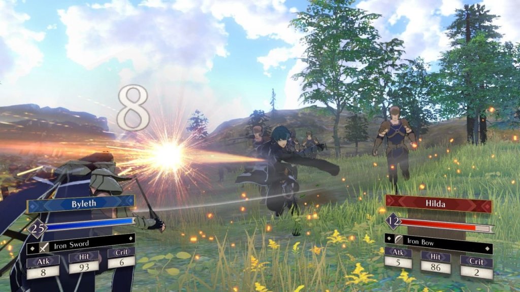 Byleth im Kampf