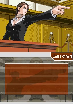 Mia Fey im Gerichtssaal