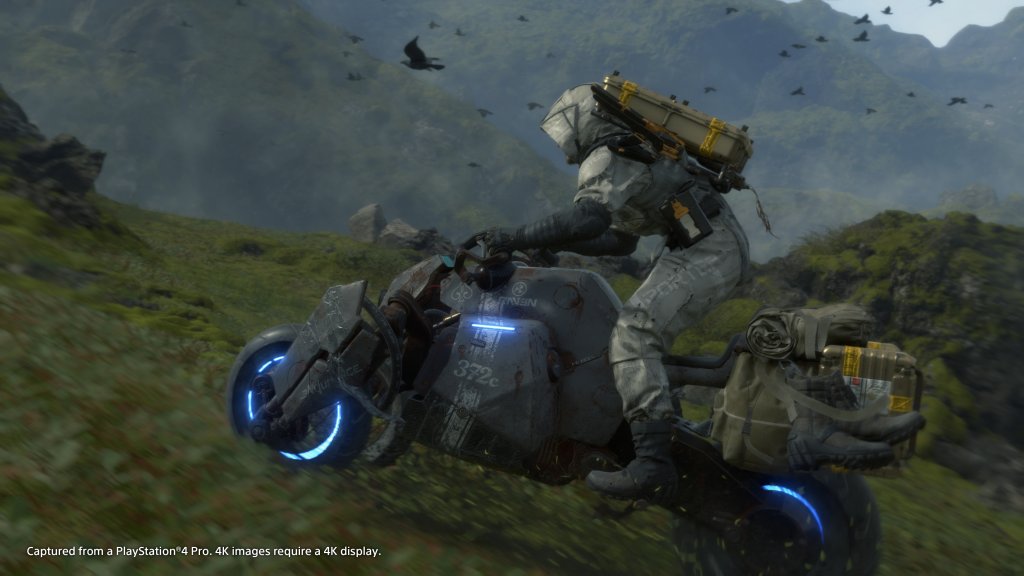 Motorrad fahren in Death Stranding