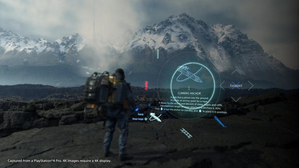 Eine riesige Spielwelt in Death Stranding.