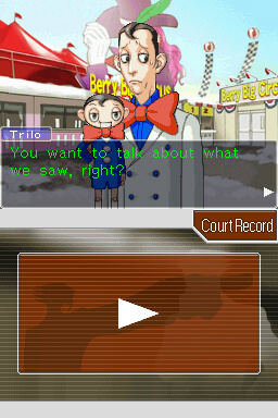 Ein Zeuge am Tatort in Phoenix Wright