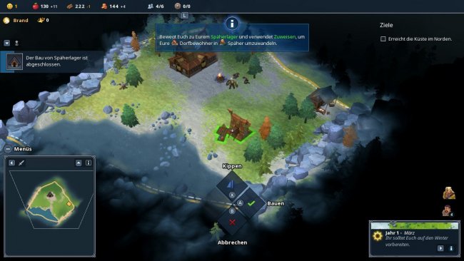 Das Bauen in Northgard / Screenshot-Image by Shiro Games