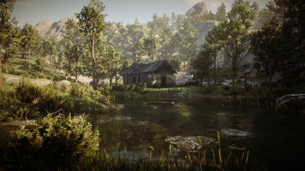 Ein Haus am See im Red Dead Redemption 2 Fotomodus