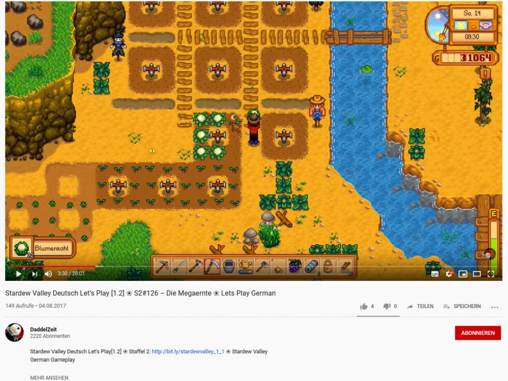 Let's Play von Stardew Valley