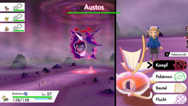 Screenshot aus Pokémon Schwert von Philipp Bader. Spiel von Nintendo