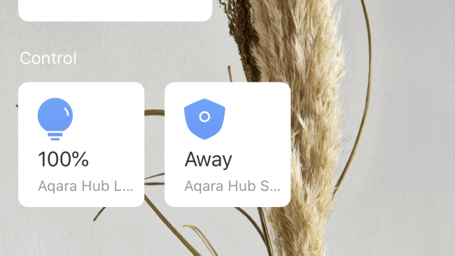 Aqara-App Hauptansicht