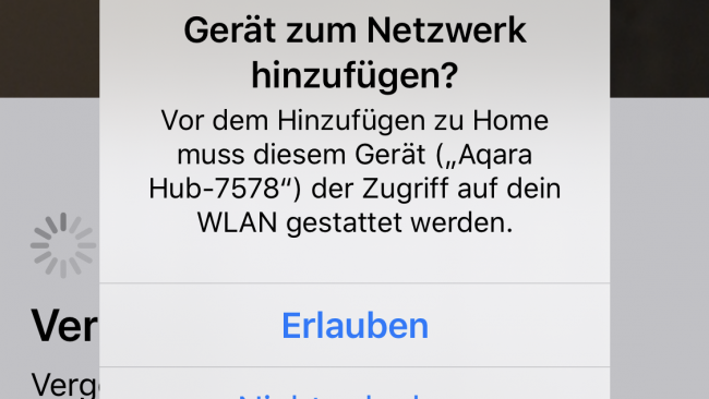 Aqara zu HomeKit hinzufügen