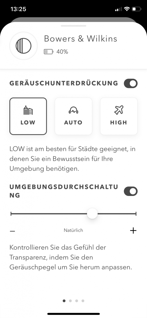 Bowers & Wilkins Headphones App ANC