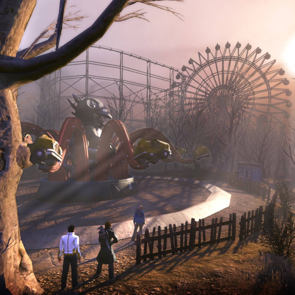 Ein verlassener Vergnügungspark in Secret World