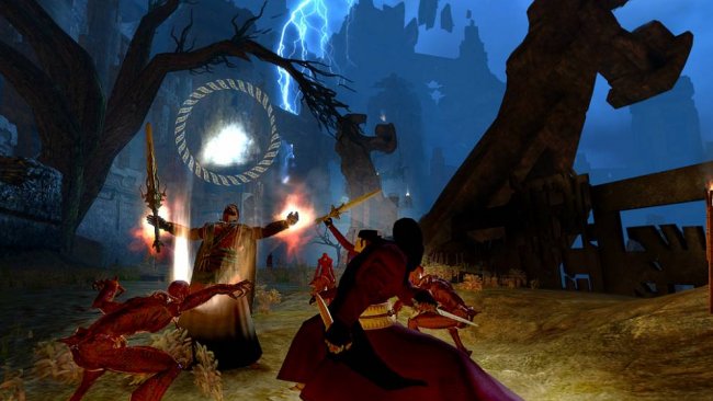 Ein Kampf in Age of Conan