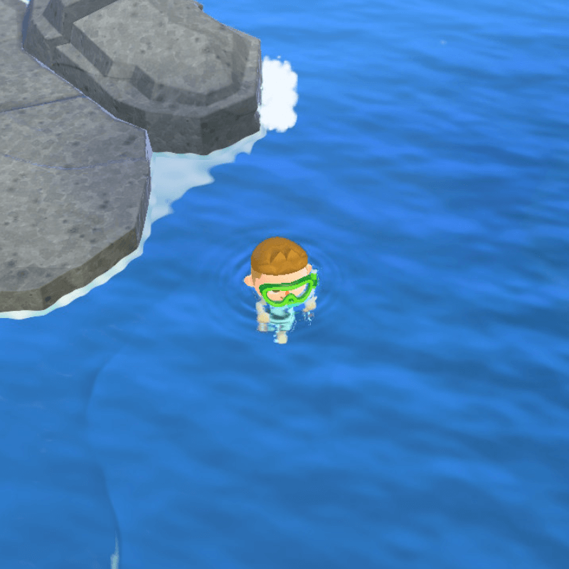 Animal Crossing Schwimmen und Tauchen Titelbild