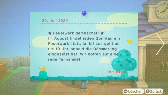 Feuerwerke im August